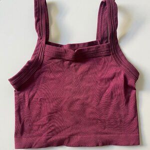 Out From Under Crop Rib Top S